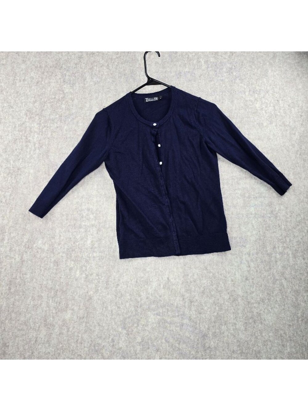 New York & Company 7th Avenue Navy Cardigan Sweater M